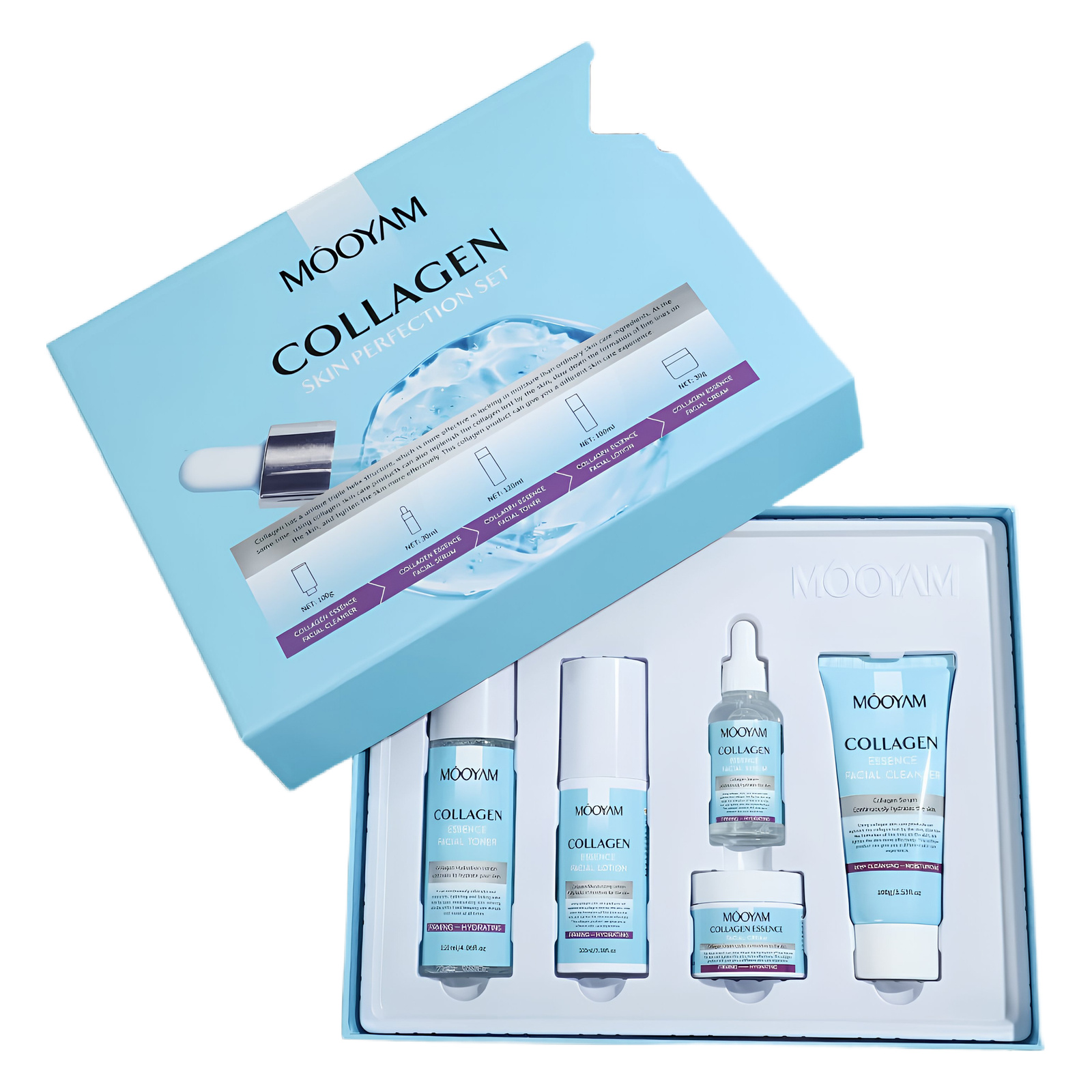 MOOWM Collagen Skincare Set Anti-Aging