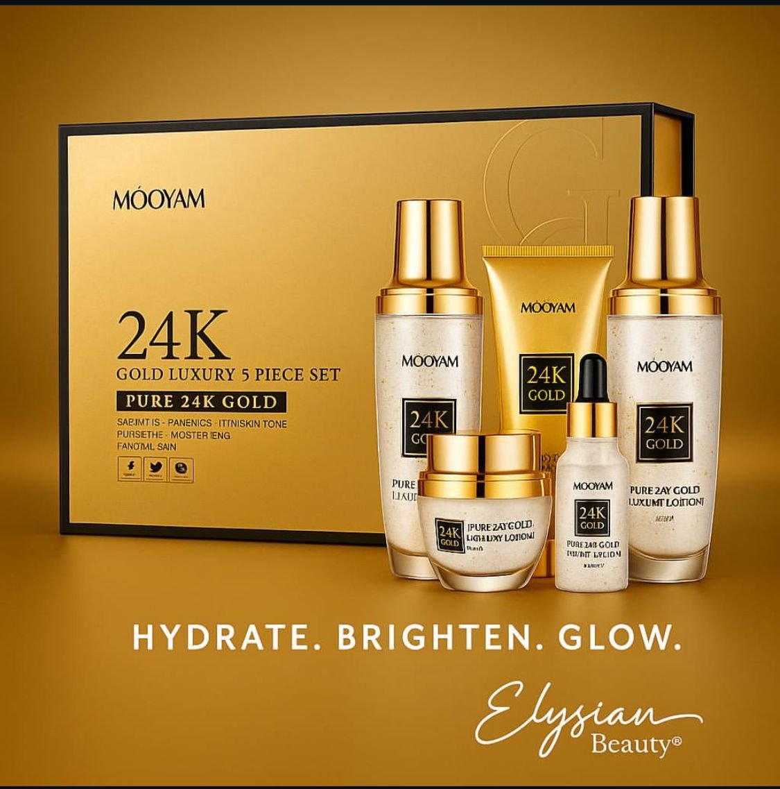 24K Gold Luxury Set
