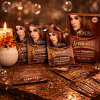 Mokeru Argan Oil Hair Color Shampoo – Instant Black Hair