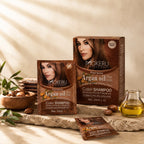Mokeru Argan Oil Hair Color Shampoo – Instant Black Hair