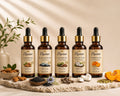 Cold Pressed Hair Oil Combo Set (5 Separate Bottles)