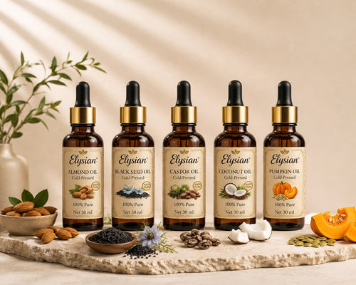 Cold Pressed Hair Oil Combo Set (5 Separate Bottles)