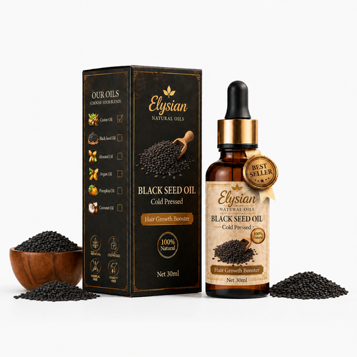 Elysian Oil Cold Pressed Black Seed Oil 30ml