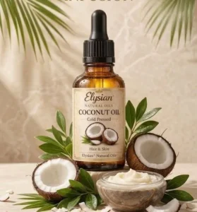 Cold Pressed Coconut Oil for Hair & Skin – 100% Pure Organic