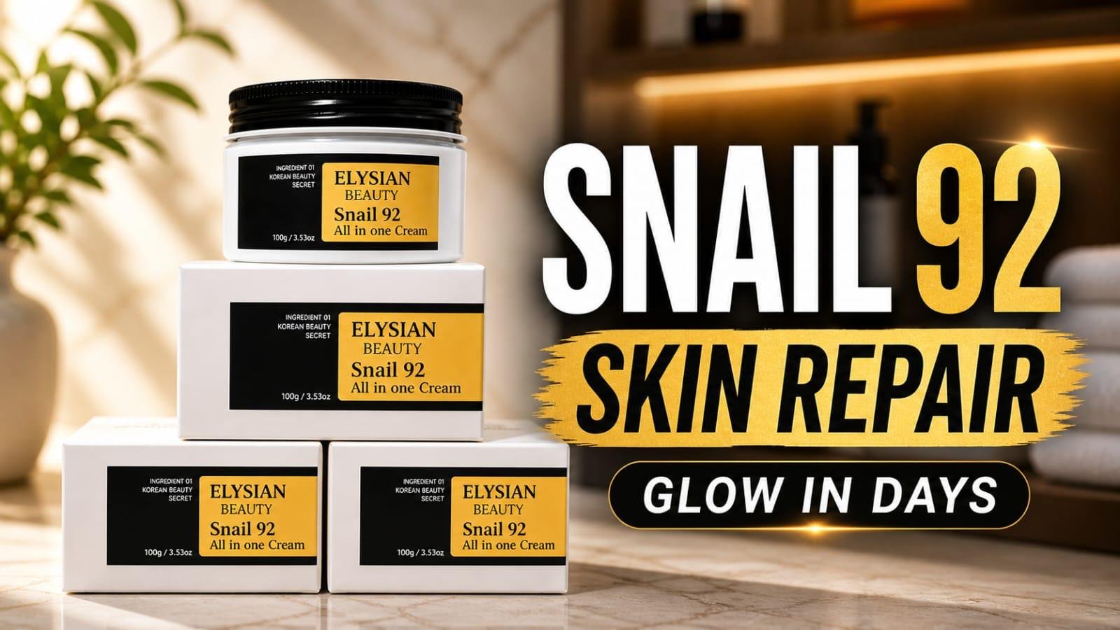 snail mucin 92 skin care