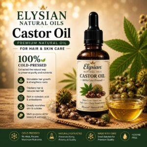 Elysian Oil Cold Pressed Castor Oil 30 ml